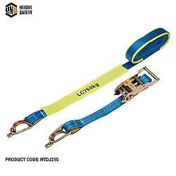 Ratchet Tie Down 25mm x 5M 0.75T Captive J-Hook Ratchet Tie Down 25mm x 5M 0.75T Captive J-Hook