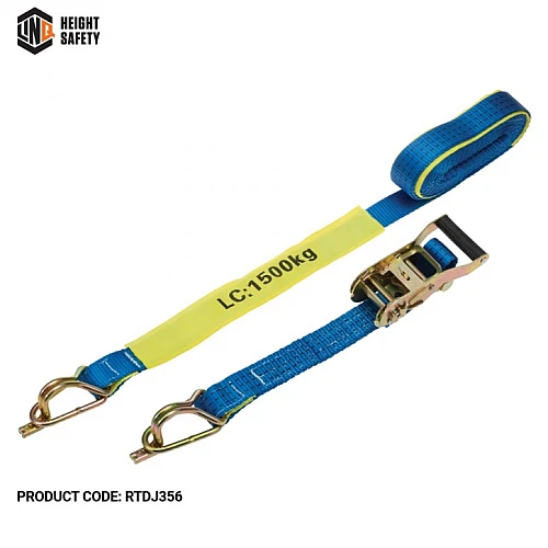 Ratchet Tie Down 35mm x 6M 1.5T Captive J-Hook Ratchet Tie Down 35mm x 6M 1.5T Captive J-Hook