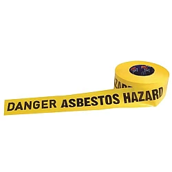 Barricade Tape - 300m X 75mm Danger Asbestos Dust Hazard Print Barricade Tape - 300m X 75mm Danger Asbestos Dust Hazard Print