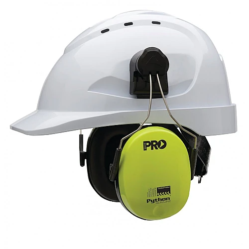Prochoice Python Slimline Hard Hat Earmuffs Class 5, -31DB Prochoice Python Slimline Hard Hat Earmuffs Class 5, -31DB