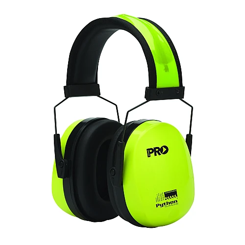 Python Slimline Hi Vis Earmuffs Python Slimline Hi Vis Earmuffs
