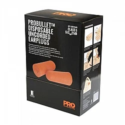 Probullet Disposable Uncorded Earplugs  Box Of 200 pairs