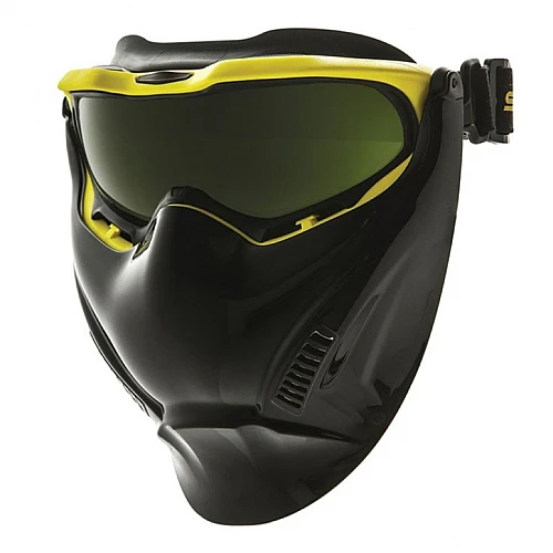 Spartan With Black Visor/Yellow Frame Titanium Af/As Shade 5 Spartan With Black Visor/Yellow Frame Titanium Af/As Shade 5