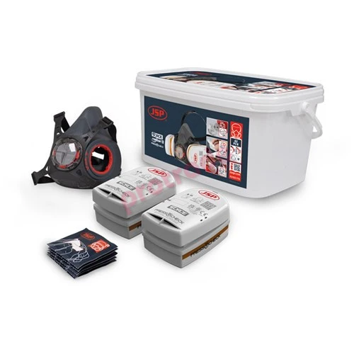 Force Typhoon 8 Half Mask Respirator Spray Painters Kit with A2P2 filters Force Typhoon 8 Half Mask Respirator Spray Painters Kit with A2P2 filters