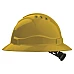 V6 Hard Hat Vented Full Brim Ratchet Harness HHV6FB