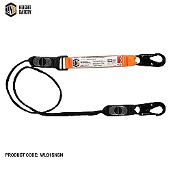 Elite Single Leg Shock Absorbing Webbing Lanyard With Hardware Sn X2 Elite Single Leg Shock Absorbing Webbing Lanyard With Hardware Sn X2