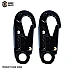Elite Single Leg Shock Absorbing Webbing Lanyard With Hardware Sn X2