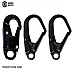Elite Double Leg Shock Absorbing Webbing Lanyard With Hardware Sn & Sd X2