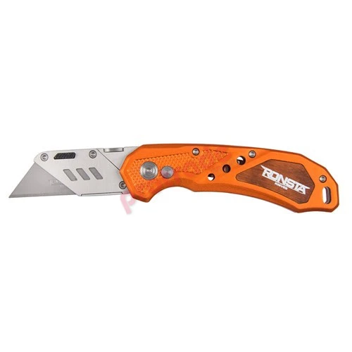 RONSTA Folding Fixed Blade Utility Knife – Lock-Back SK5 Steel RONSTA Folding Fixed Blade Utility Knife – Lock-Back SK5 Steel