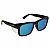 POLARISED BLUE REVO LENS WITH BLACK FRAME