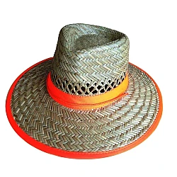 Straw Hat Sun Protection Hi Vis Straw Hat Sun Protection Hi Vis