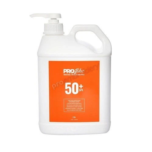 Probloc Spf 50 + Sunscreen 2.5l Pump Bottle Probloc Spf 50 + Sunscreen 2.5l Pump Bottle