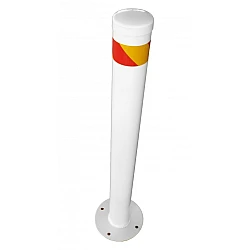 Surface Mount Steel White Bollard Surface Mount Steel White Bollard