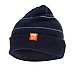 Hi Vis Orange Or Navy Beanie With Retro-Reflective Stripes