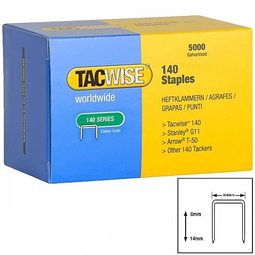 Tacwise 140 Staple Packs ( 5000pcs )