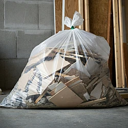 Clear Heavy Duty Waste Bags 900mm x 1200mm x 100um - Roll of 100 Bags Clear Heavy Duty Waste Bags 900mm x 1200mm x 100um - Roll of 100 Bags