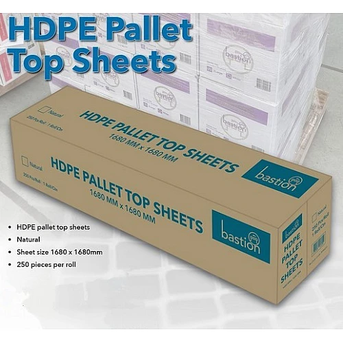 Pallet Topper Sheets 1680 x 1680mm 250pc per Box Pallet Topper Sheets 1680 x 1680mm 250pc per Box