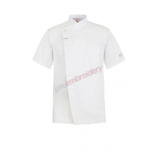 Chefs Tunic With Concealed Front - Short Sleeve Cj041 Chefs Tunic With Concealed Front - Short Sleeve Cj041
