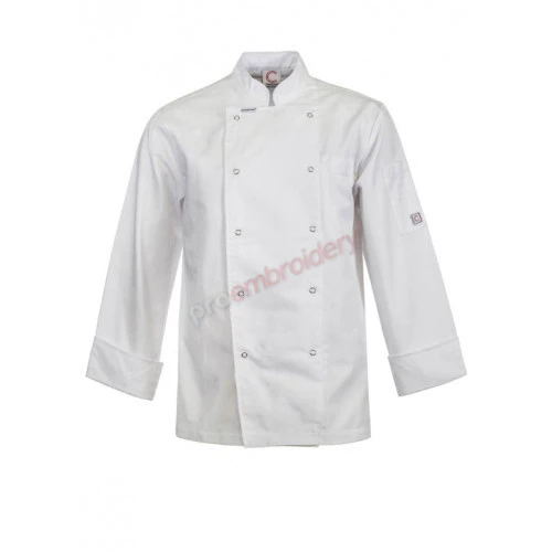 Executive Chefs Jacket With Press Studs - Long Sleeve Cj039 Executive Chefs Jacket With Press Studs - Long Sleeve Cj039