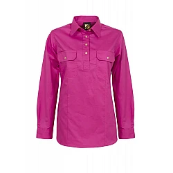 Ladies Half Placket Shirt
