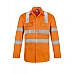 Work Craft Lightweight Cotton Hi Vis Railworkers Shirt