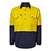 Hybrid Two Tone Shirt 100% Cotton Drill 310gsm / 155gsm
