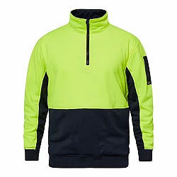 Hi Vis Two Tone Half Zip Pullover