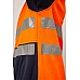 Hi Vis Two Tone Half Zip Pullover With Tape “RIDGE”