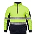 Hi Vis Two Tone Half Zip Pullover With Tape “RIDGE”