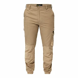 Stretch Cargo Pants With Elasticised Hem -  Wp4018
