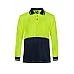 Work Craft HI VIS Light weight L/S micromesh POLO - WSP209