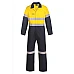 Hi Vis Two Tone Cotton Drill Coveralls With Reflective Tape