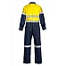 Hi Vis Two Tone Cotton Drill Coveralls With Reflective Tape