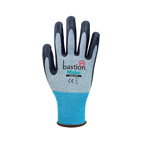 Mako Grey Gloves Black Micro Foam Flex Nitrile Coating Mako Grey Gloves Black Micro Foam Flex Nitrile Coating