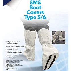 SMS Shoe Boot Covers for Asbestos Removal - Bag of 50 SMS Shoe Boot Covers for Asbestos Removal - Bag of 50
