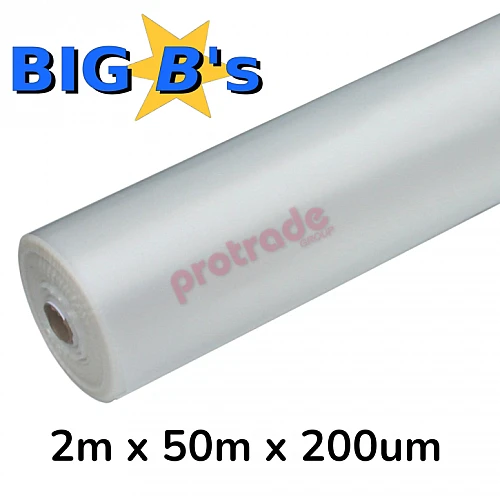 Industrial Clear Film 2m X 50m X 200um