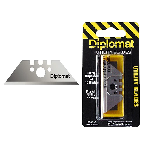 Diplomat Utility Replacement Blades for A38 - Pack of 10 Diplomat Utility Replacement Blades for A38 - Pack of 10