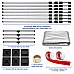 Extender Wall 8 Pole Kit with Top Seal Rails - 3.9m