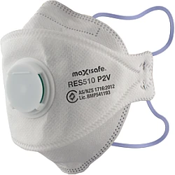 Maxisafe P2 Valved 3-Panel Flatfold Respirator Box Of 20 Maxisafe P2 Valved 3-Panel Flatfold Respirator Box Of 20