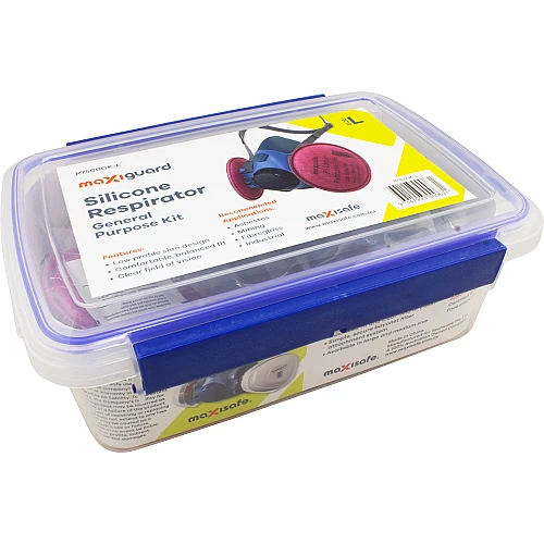 Maxiguard Half Mask Silicone Silica General Purpose Kit
