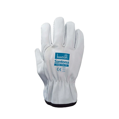 Santona Cow Grain Natural Leather Riggers Gloves Santona Cow Grain Natural Leather Riggers Gloves