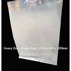 Extra Heavy Duty Bag Clear 600 X 900mm X 200um Extra Heavy Duty Bag Clear 600 X 900mm X 200um