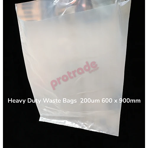 Extra Heavy Duty Bag Clear 600 X 900mm X 200um Extra Heavy Duty Bag Clear 600 X 900mm X 200um