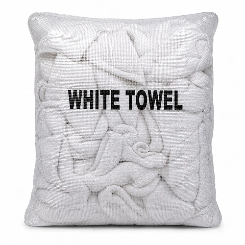 White TOWEL Mix - Cleaning Cloths 10kg Bag White TOWEL Mix - Cleaning Cloths 10kg Bag